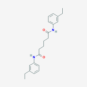 molecular formula C22H28N2O2 B329313 N,N'-bis(3-ethylphenyl)hexanediamide 