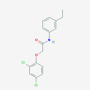 molecular formula C16H15Cl2NO2 B329316 2-(2,4-dichlorophenoxy)-N-(3-ethylphenyl)acetamide 