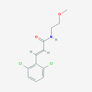 molecular formula C12H13Cl2NO2 B329317 3-(2,6-dichlorophenyl)-N-(2-methoxyethyl)acrylamide 