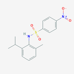 molecular formula C16H18N2O4S B329321 4-nitro-N-(2-isopropyl-6-methylphenyl)benzenesulfonamide 