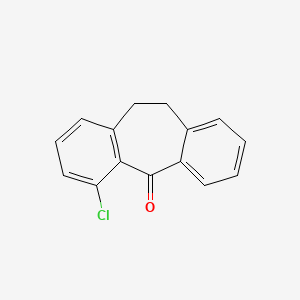 molecular formula C15H11ClO B3293229 4-Chloro-10,11-dihydro-5H-dibenzo[a,d][7]annulen-5-one CAS No. 885269-87-4
