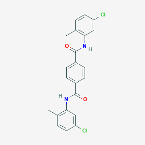 molecular formula C22H18Cl2N2O2 B329325 N~1~,N~4~-bis(5-chloro-2-methylphenyl)terephthalamide 
