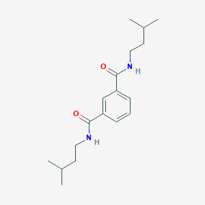 molecular formula C18H28N2O2 B329329 N~1~,N~3~-diisopentylisophthalamide 