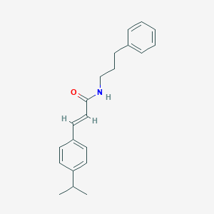3-(4-isopropylphenyl)-N-(3-phenylpropyl)acrylamide