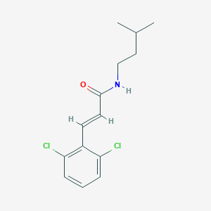 molecular formula C14H17Cl2NO B329338 3-(2,6-dichlorophenyl)-N-isopentylacrylamide 