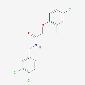 molecular formula C16H14Cl3NO2 B329343 2-(4-chloro-2-methylphenoxy)-N-(3,4-dichlorobenzyl)acetamide 