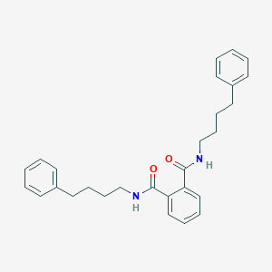 molecular formula C28H32N2O2 B329346 N~1~,N~2~-bis(4-phenylbutyl)phthalamide 
