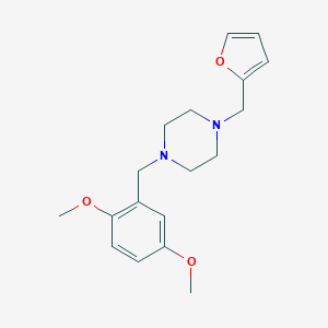 1-(2,5-Dimethoxybenzyl)-4-(furan-2-ylmethyl)piperazine