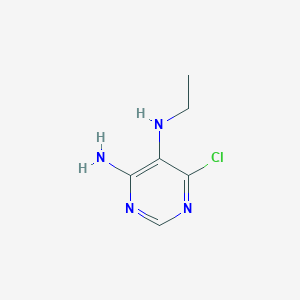 4,5-Pyrimidinediamine, 6-chloro-N5-ethyl-