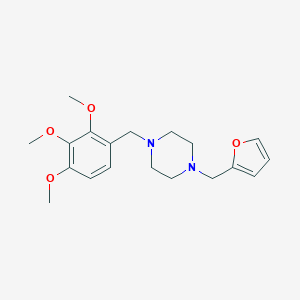 1-(2-Furylmethyl)-4-(2,3,4-trimethoxybenzyl)piperazine