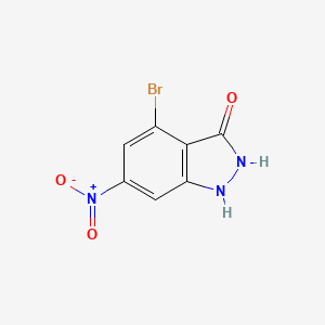 4-Bromo-3-hydroxy-6-nitroindazole