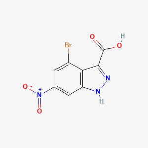 4-Bromo-6-nitro-1H-indazole-3-carboxylic acid