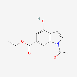 Ethyl 1-acetyl-4-hydroxyindole-6-carboxylate