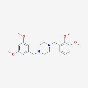 1-(3,5-Dimethoxy-benzyl)-4-(2,3-dimethoxy-benzyl)-piperazine