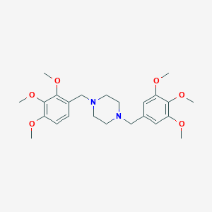 1-(3,4,5-Trimethoxy-benzyl)-4-(2,3,4-trimethoxy-benzyl)-piperazine