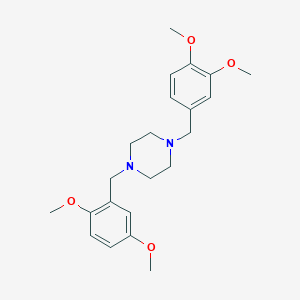 1-(3,4-Dimethoxy-benzyl)-4-(2,5-dimethoxy-benzyl)-piperazine