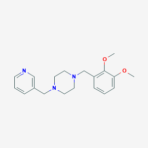 1-(2,3-Dimethoxybenzyl)-4-(pyridin-3-ylmethyl)piperazine