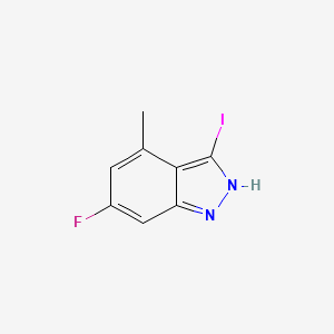 6-Fluoro-3-iodo-4-methyl-1H-indazole