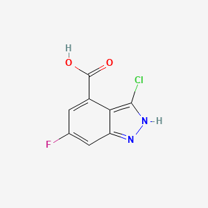 3-Chloro-6-fluoro-1H-indazole-4-carboxylic acid