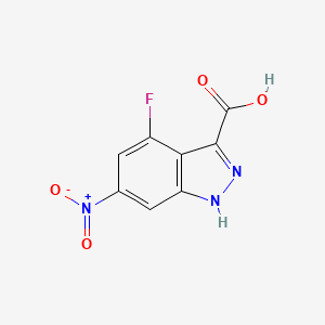 4-fluoro-6-nitro-1H-indazole-3-carboxylic acid