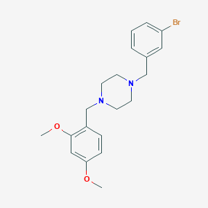 1-(3-Bromobenzyl)-4-(2,4-dimethoxybenzyl)piperazine