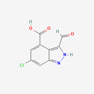 6-chloro-3-formyl-2H-indazole-4-carboxylic acid