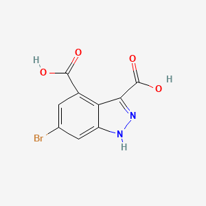 molecular formula C9H5BrN2O4 B3293929 6-bromo-1H-indazole-3,4-dicarboxylic acid CAS No. 885523-83-1