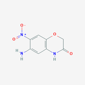 6-amino-7-nitro-3,4-dihydro-2H-1,4-benzoxazin-3-one