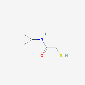 molecular formula C5H9NOS B3294015 N-cyclopropyl-2-mercaptoacetamide CAS No. 886047-44-5