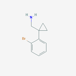 [1-(2-Bromophenyl)cyclopropyl]methanamine