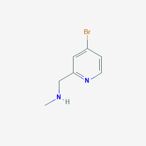 molecular formula C7H9BrN2 B3294120 (4-Bromo-pyridin-2-ylmethyl)-methyl-amine CAS No. 886371-85-3