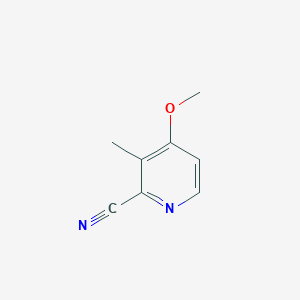 molecular formula C8H8N2O B3294129 4-Methoxy-3-methyl-pyridine-2-carbonitrile CAS No. 886372-21-0