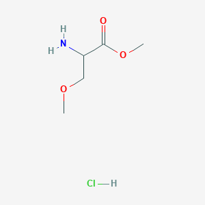 molecular formula C5H12ClNO3 B3294132 Methyl 2-amino-3-methoxypropanoate hydrochloride CAS No. 88642-83-5