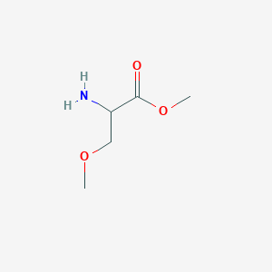 molecular formula C5H11NO3 B3294133 Methyl 2-amino-3-methoxypropanoate CAS No. 88642-84-6