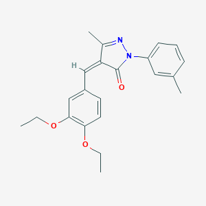 4-(3,4-diethoxybenzylidene)-5-methyl-2-(3-methylphenyl)-2,4-dihydro-3H-pyrazol-3-one