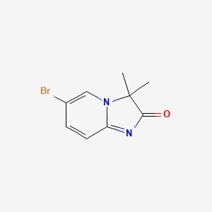 6-Bromo-3,3-dimethylimidazo[1,2-a]pyridin-2(3H)-one