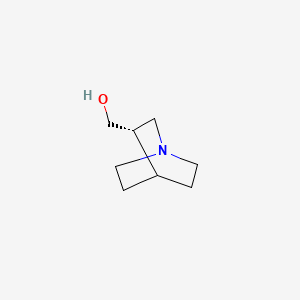 molecular formula C8H15NO B3294151 1-Azabicyclo[2.2.2]octane-3-methanol, (S)- CAS No. 88644-21-7