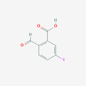 molecular formula C8H5IO3 B3294217 2-formyl-5-iodo-benzoic Acid CAS No. 886499-25-8