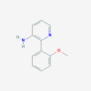 molecular formula C12H12N2O B3294247 2-(2-甲氧基苯基)吡啶-3-胺 CAS No. 886508-09-4