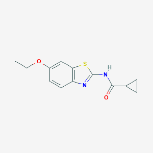 N-(6-ethoxy-1,3-benzothiazol-2-yl)cyclopropanecarboxamide