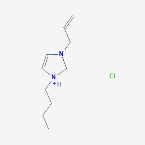 molecular formula C10H19ClN2 B3294576 1H-Imidazolium, 1-butyl-3-(2-propenyl)-, chloride CAS No. 887276-30-4