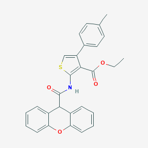 ethyl 4-(4-methylphenyl)-2-[(9H-xanthen-9-ylcarbonyl)amino]thiophene-3-carboxylate