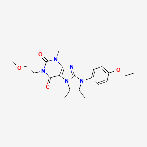 6-(4-Ethoxyphenyl)-2-(2-methoxyethyl)-4,7,8-trimethylpurino[7,8-a]imidazole-1,3-dione