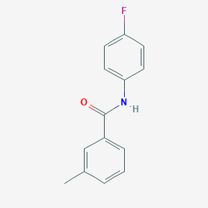molecular formula C14H12FNO B329468 N-(4-fluorophenyl)-3-methylbenzamide 