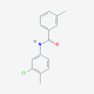 molecular formula C15H14ClNO B329469 N-(3-chloro-4-methylphenyl)-3-methylbenzamide 