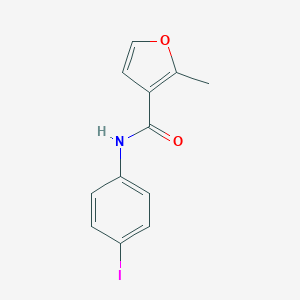 molecular formula C12H10INO2 B329473 N-(4-iodophenyl)-2-methylfuran-3-carboxamide 