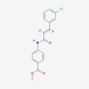 Methyl 4-{[3-(3-chlorophenyl)acryloyl]amino}benzoate