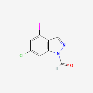 6-Chloro-4-iodo-1H-indazolecarbaldehyde