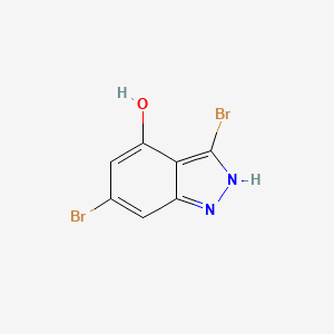 3,6-Dibromo-4-hydroxy (1H)indazole