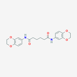 N,N'-di(2,3-dihydro-1,4-benzodioxin-6-yl)hexanediamide